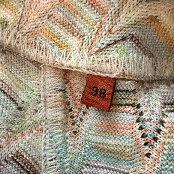 MISSONI COLLECTION 104/150, 2005 limited edition, Panelled Wool Knit Jacket - Picture 7 of 8